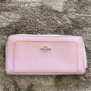 Coach pink wallet
